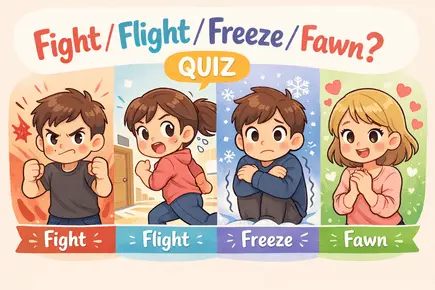 👊🏼Fight /🏃🏽‍♂️‍➡️Flight /❄️Freeze /🧒🏻Fawn thumbnail