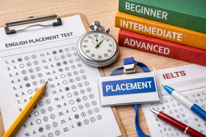 how schools use English placement tests to place students