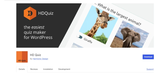 hd quiz plugin