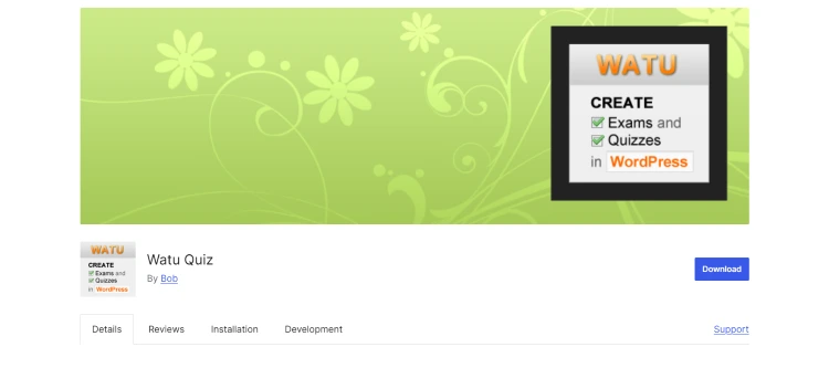 Watu quiz plugin