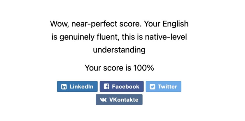 Final result example