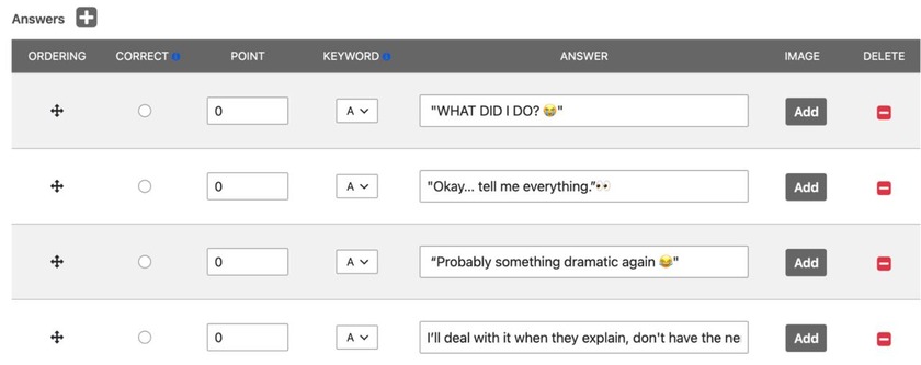 A question example